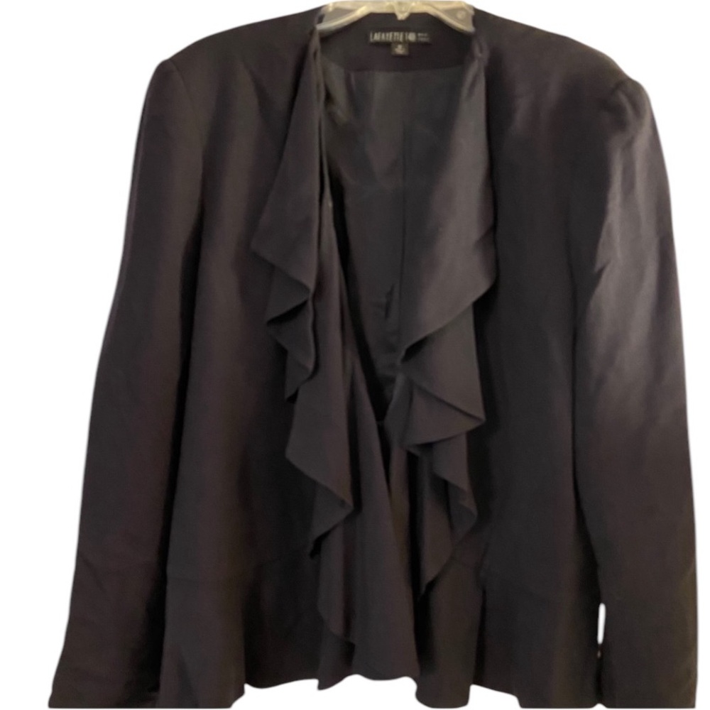 Lafayette 148 New York size 16 Black jacket like new